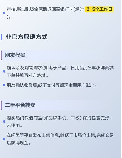 羊小咩消费额度可以提现吗