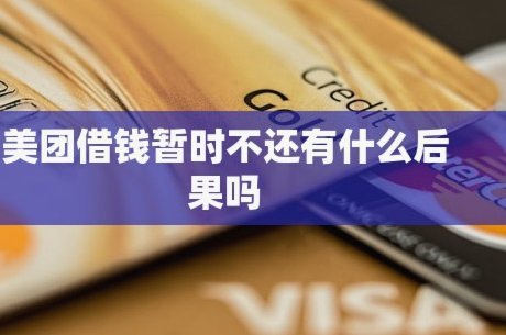 美团借钱一旦借了就不能停吗