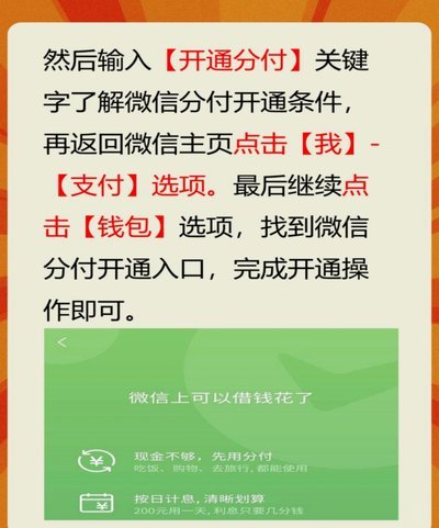 没有分付怎么开通